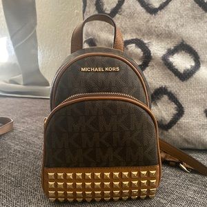 Michael kors mini backpack